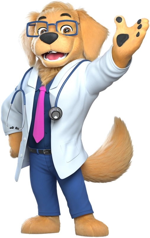 Dr. AuAu — mascote veterinário