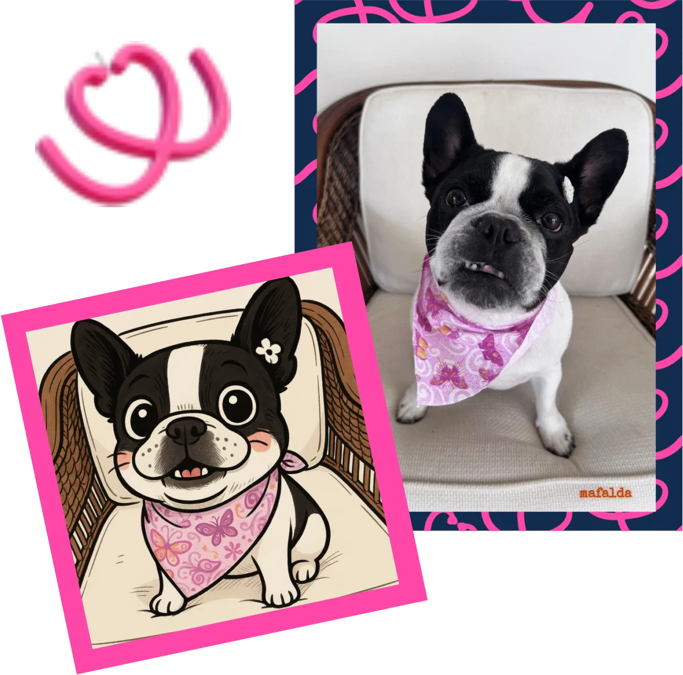 Mafalda — bulldog francesa que inspirou a Dr. AuAu